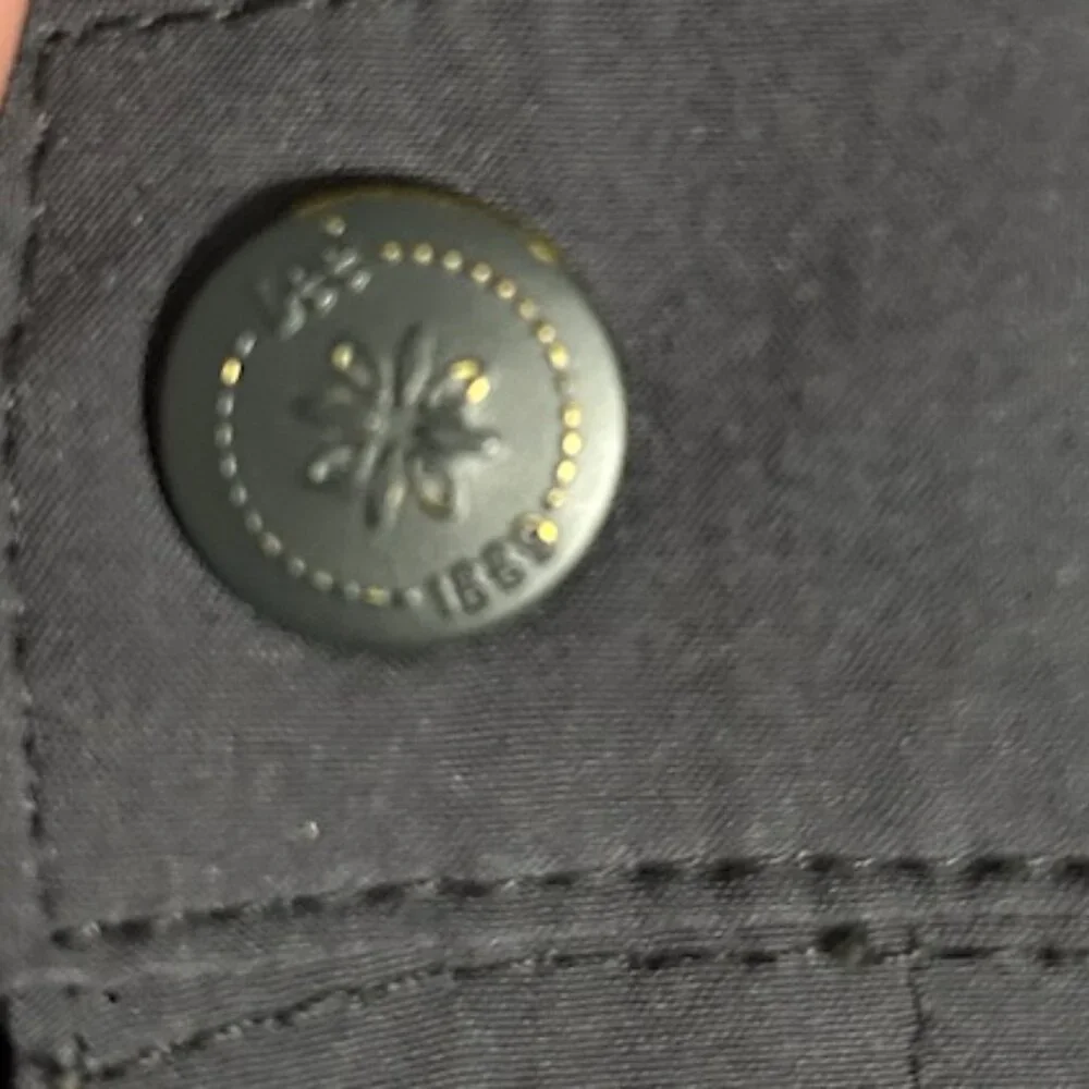 Lee Dark Gray Relaxed Fit Athletic Capris Women's Size 10 - Picture 6 of 10